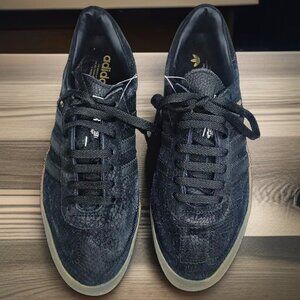 Adidas Samba OG Black Snakeskin Texture Platform Gum Sole Sneakers Women’s